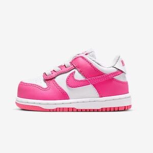 {NIKE} Hot Neon Pink Dunk Low